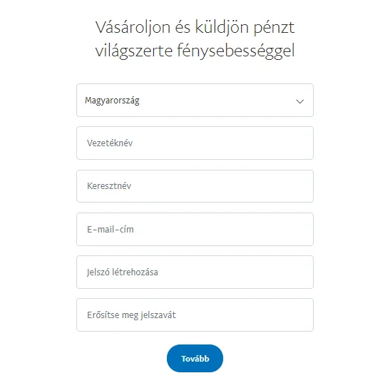 Hogyan nyiss PayPal számlát (regisztráció, beállítások)?