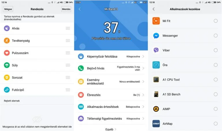 Xiaomi Mi Band 3 okoskarkötő teszt 17