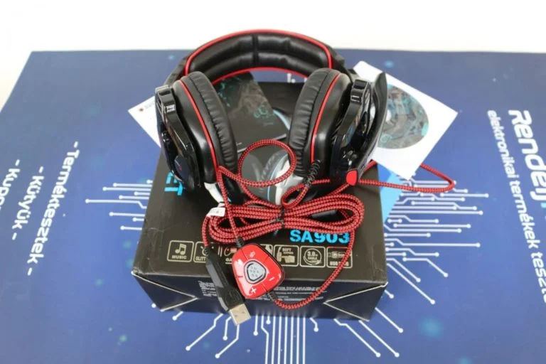 Sades SA-903 fejhallgató teszt 4