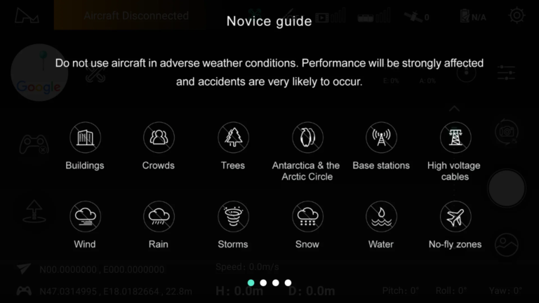 Prueba 42 del dron Hubsan Zino