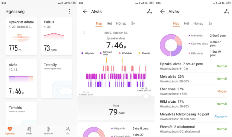 Honor Band 5 okoskarkötő teszt 15