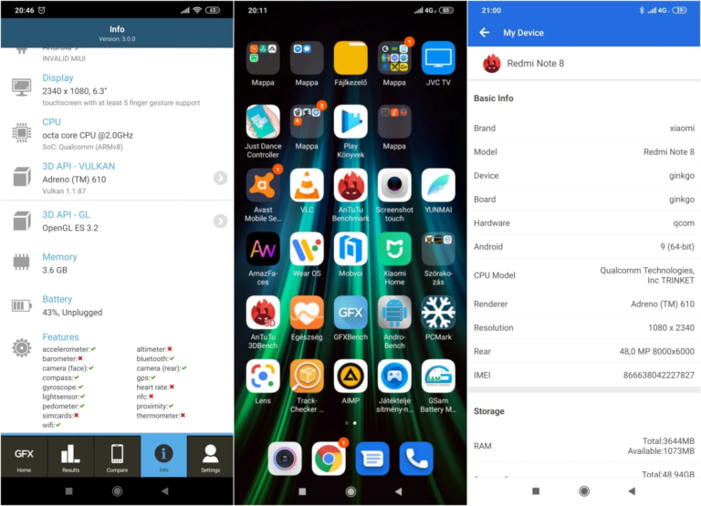 Redmi Note 8 okostelefon teszt 24