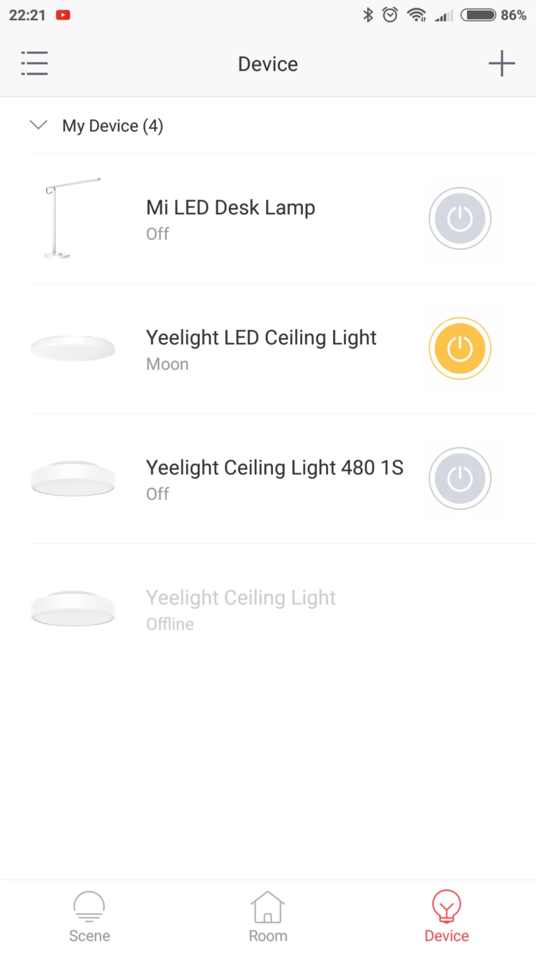 Xiaomi Yeelight YLXD42YL okoslámpa teszt 14