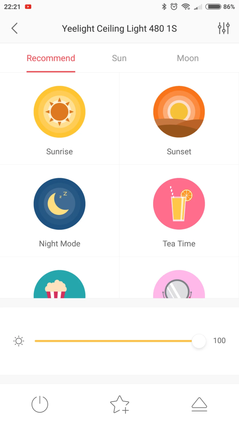 Xiaomi Yeelight YLXD42YL okoslámpa teszt 15