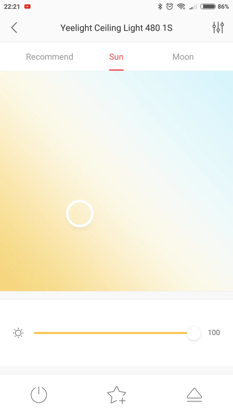 Xiaomi Yeelight YLXD42YL okoslámpa teszt 16