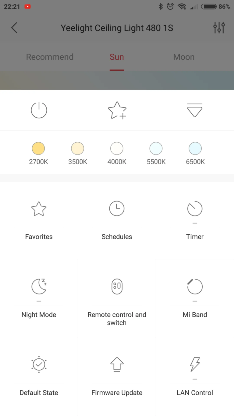 Xiaomi Yeelight YLXD42YL okoslámpa teszt 17