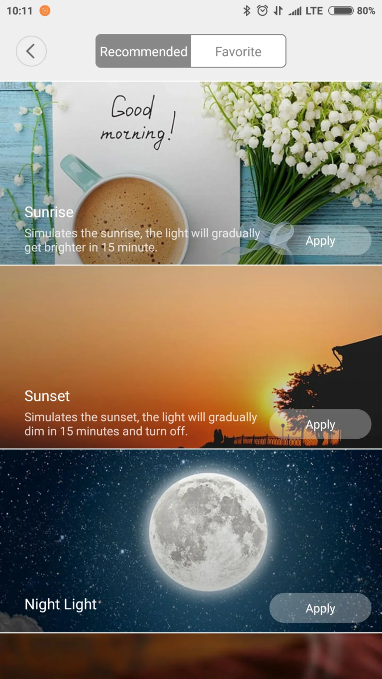 Xiaomi Yeelight YLXD42YL okoslámpa teszt 22