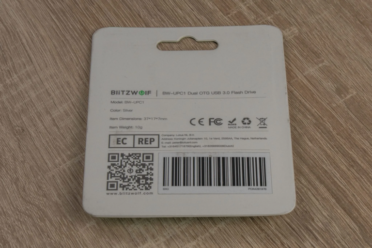 BlitzWolf BW-UPC1 pendrive teszt 11