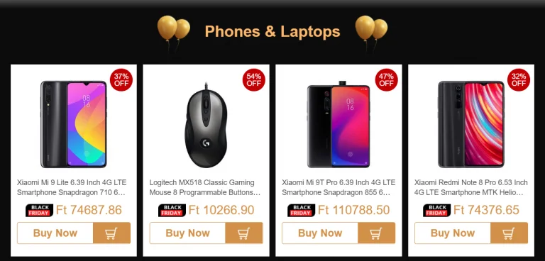 Black Friday a Geekbuyingon 2