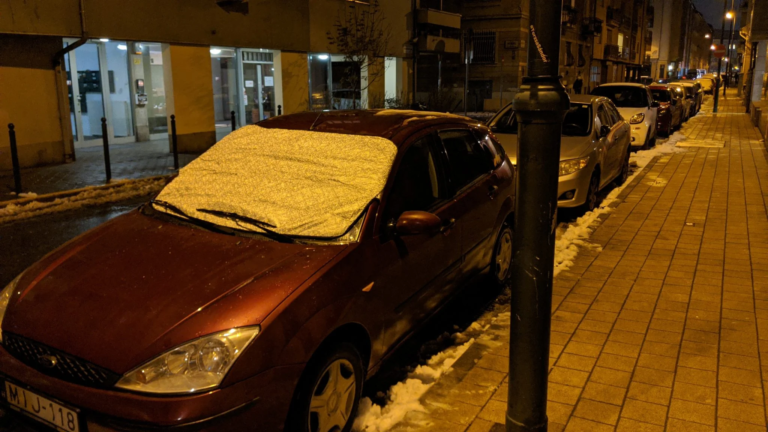 Autó szélvédő takaró teszt 9
