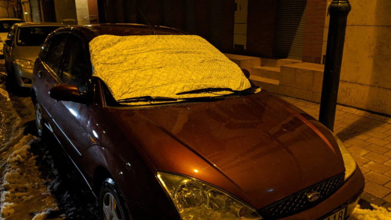 Autó szélvédő takaró teszt 8