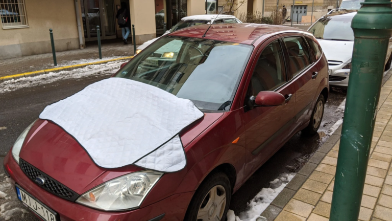 Autó szélvédő takaró teszt 5