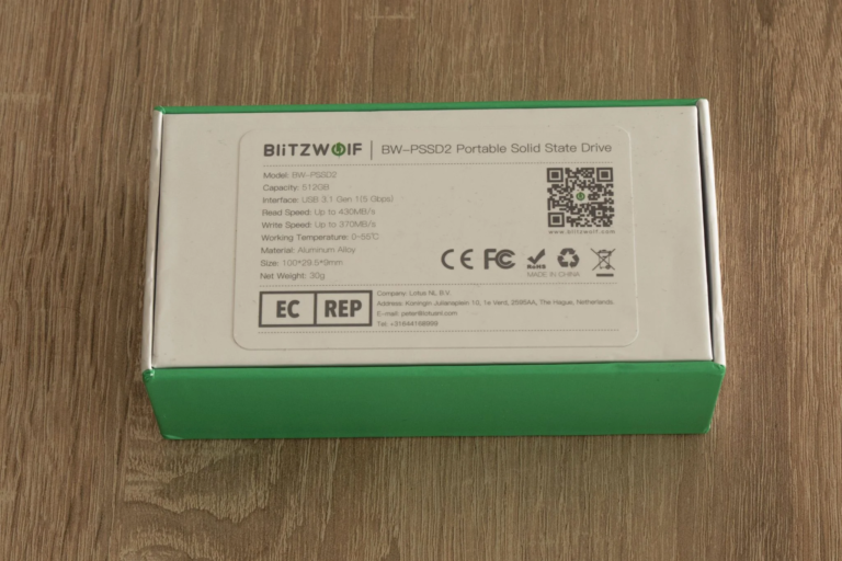 Blitzwolf BW-PSSD2 hordozható SSD teszt 3