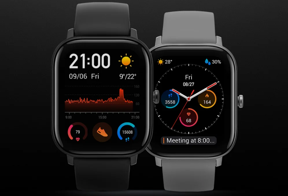 Test 1 de la montre de sport Xiaomi Amazfit GTS