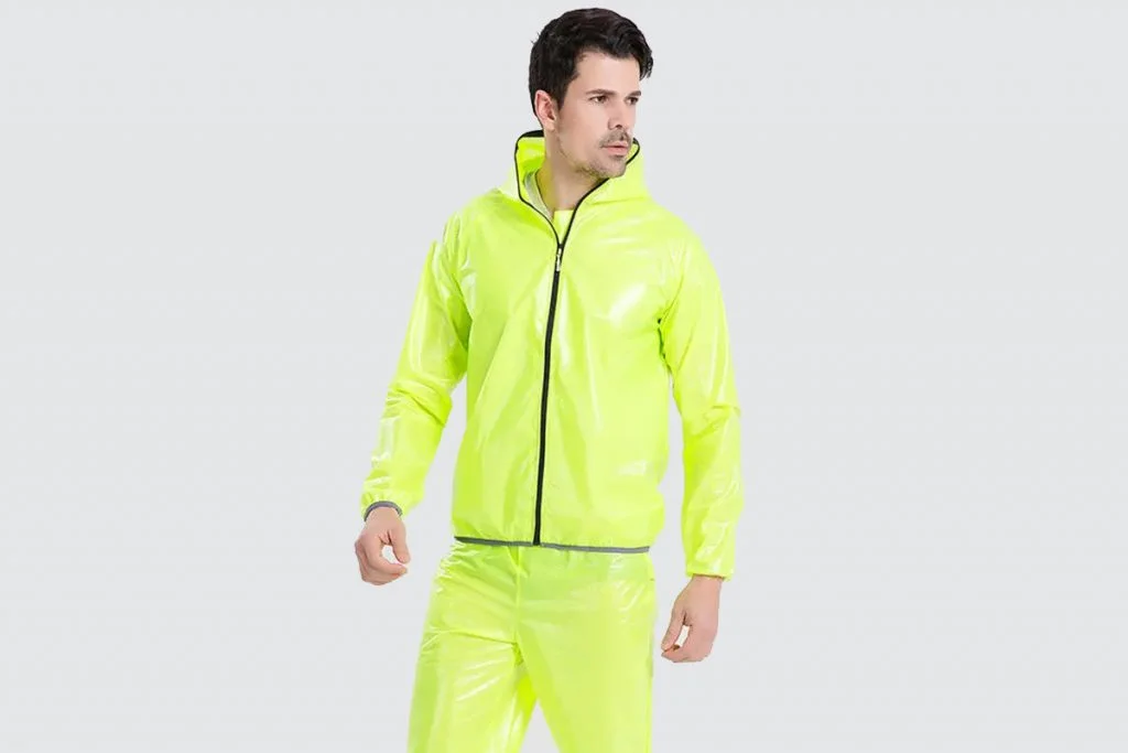 Two-part raincoat test 1