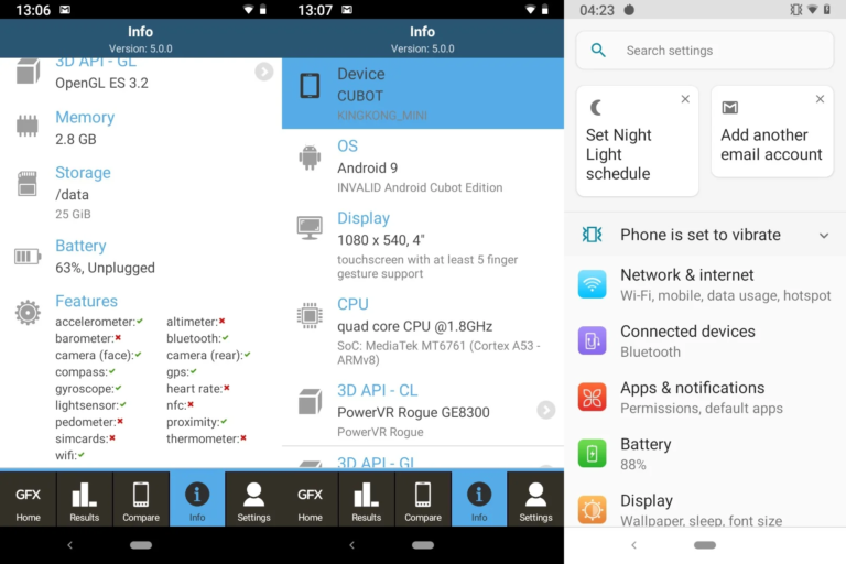 Cubot Kingkong Mini strapatelefon teszt 16