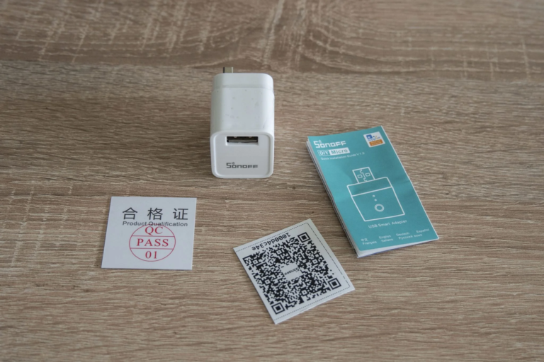 Sonoff Micro USB kapcsoló teszt 3