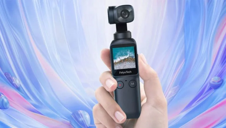 Feiyu Pocket gimbal kamera teszt