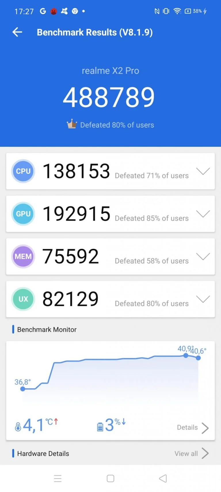 Realme X2 Pro okostelefon teszt 23