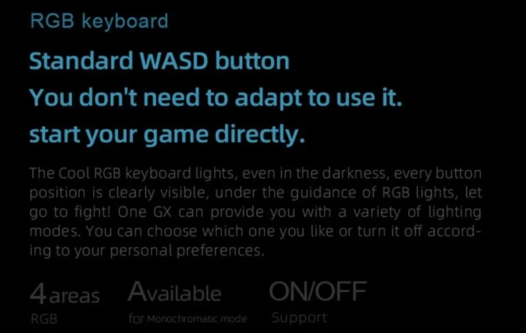 One Netbook OneGx1: izmos gamer gép a Geekbuyingtól 8