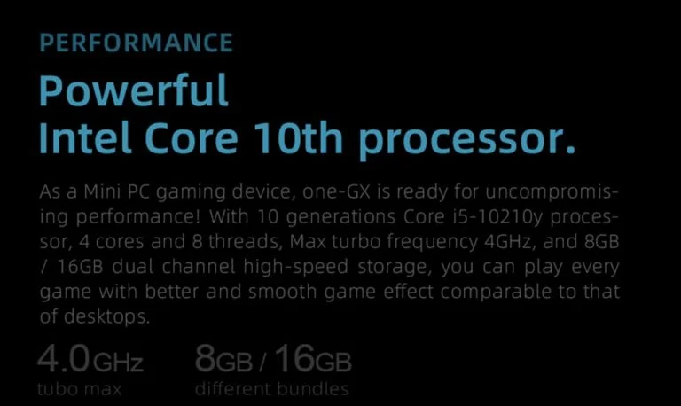 One Netbook OneGx1: izmos gamer gép a Geekbuyingtól 10