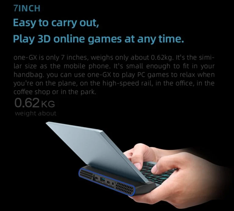 One Netbook OneGx1: izmos gamer gép a Geekbuyingtól 3