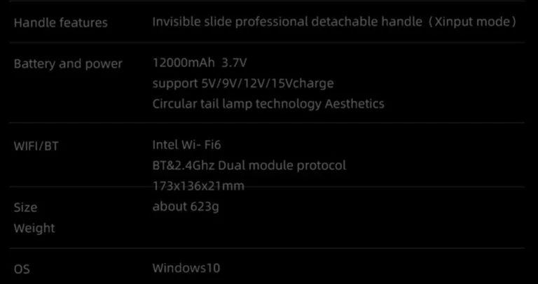 One Netbook OneGx1: izmos gamer gép a Geekbuyingtól 12