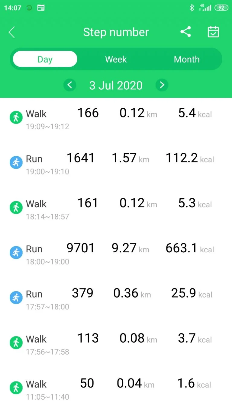 Blitzwolf BW-HL3 aktivitásmérő teszt 13