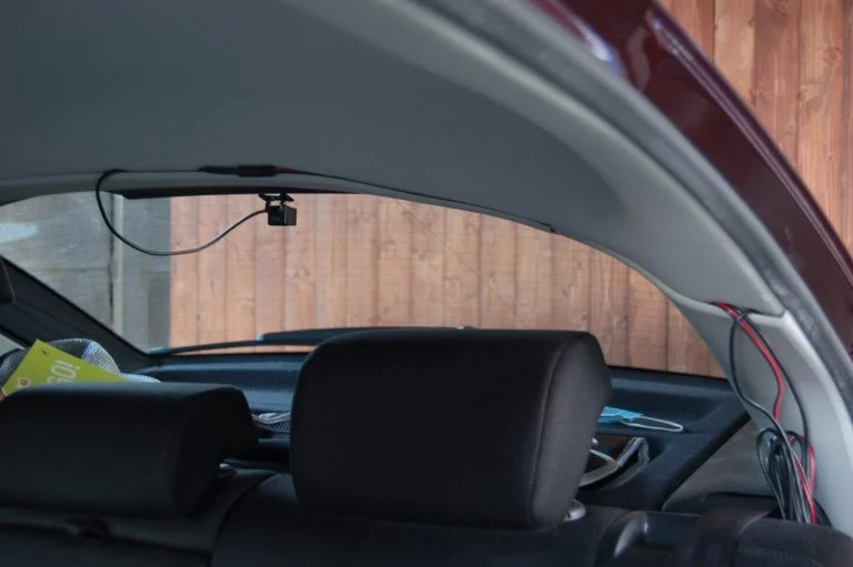 Prueba de cámara para automóvil 70mai D07 Rearview Dash Cam 5