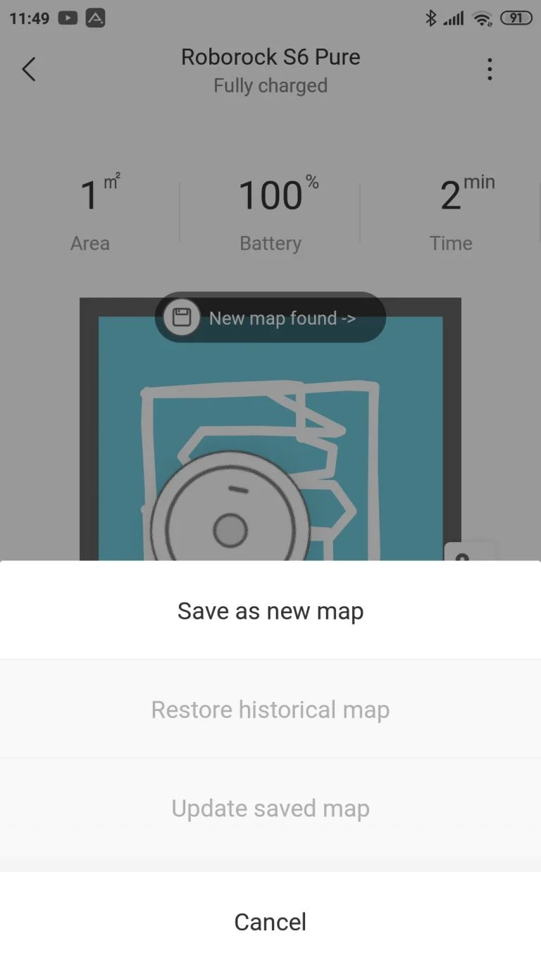 Xiaomi Roborock S6 Pure robotporszívó teszt 25