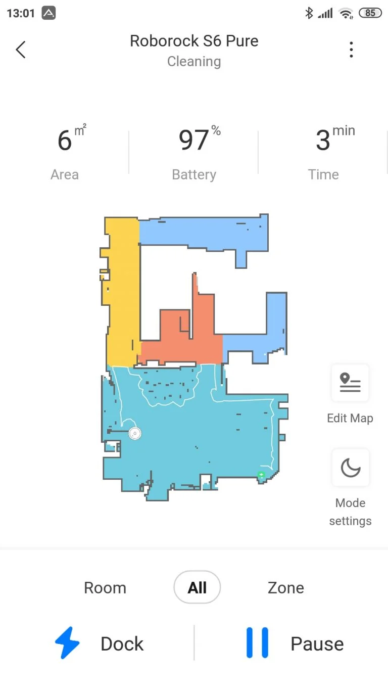Xiaomi Roborock S6 Pure robotporszívó teszt 23