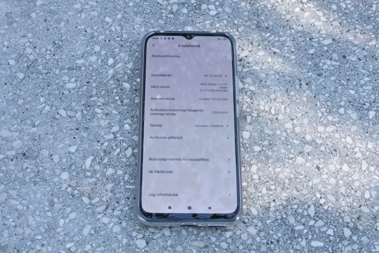Xiaomi Mi 10 Lite okostelefon teszt 15