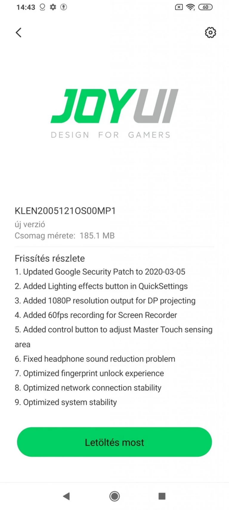 Black Shark 3 gamer telefon teszt 19