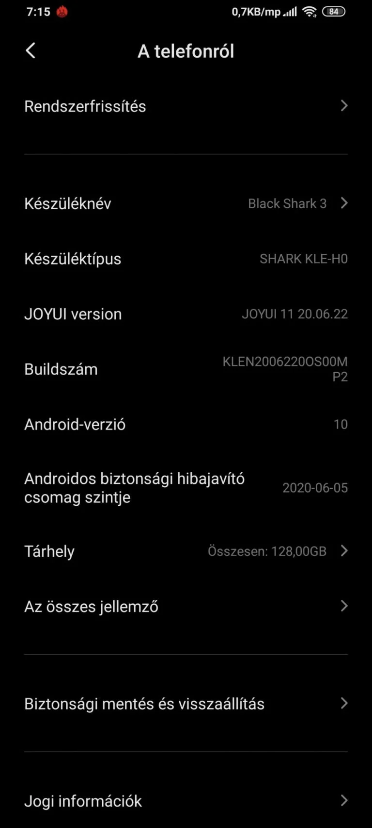 Black Shark 3 gamer telefon teszt 27