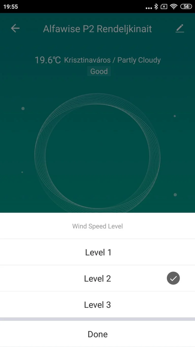 Alfawise P2 légtisztító teszt 14