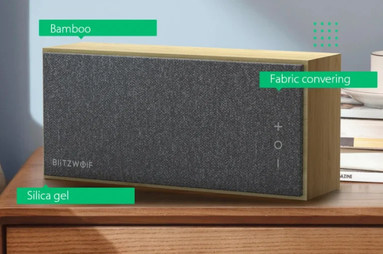 Olcsóbb lett a bambuszházas BlitzWolf hangszóró 8