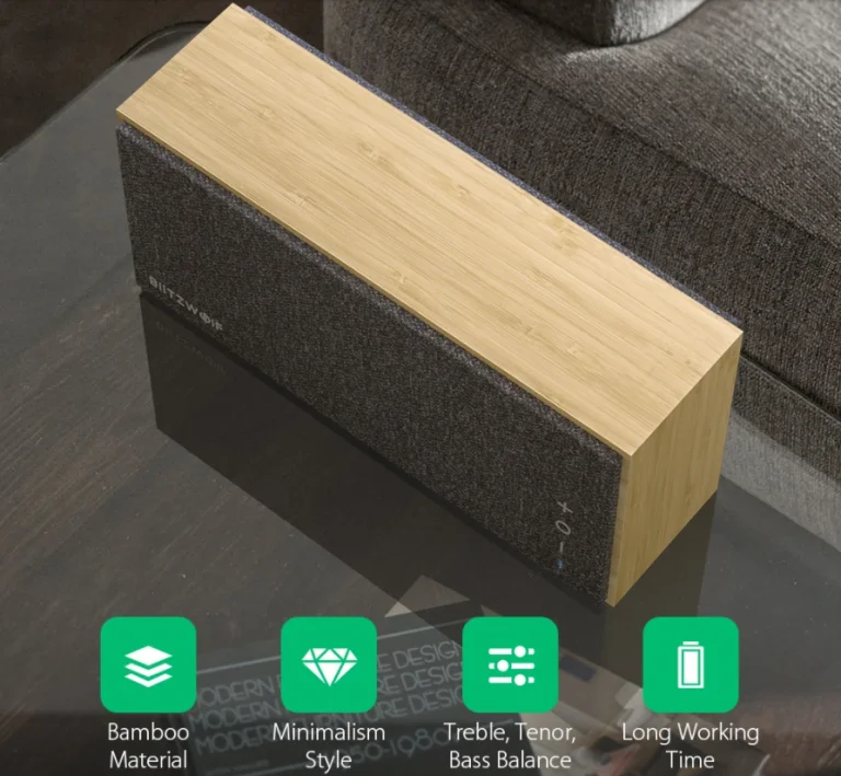 Olcsóbb lett a bambuszházas BlitzWolf hangszóró 7