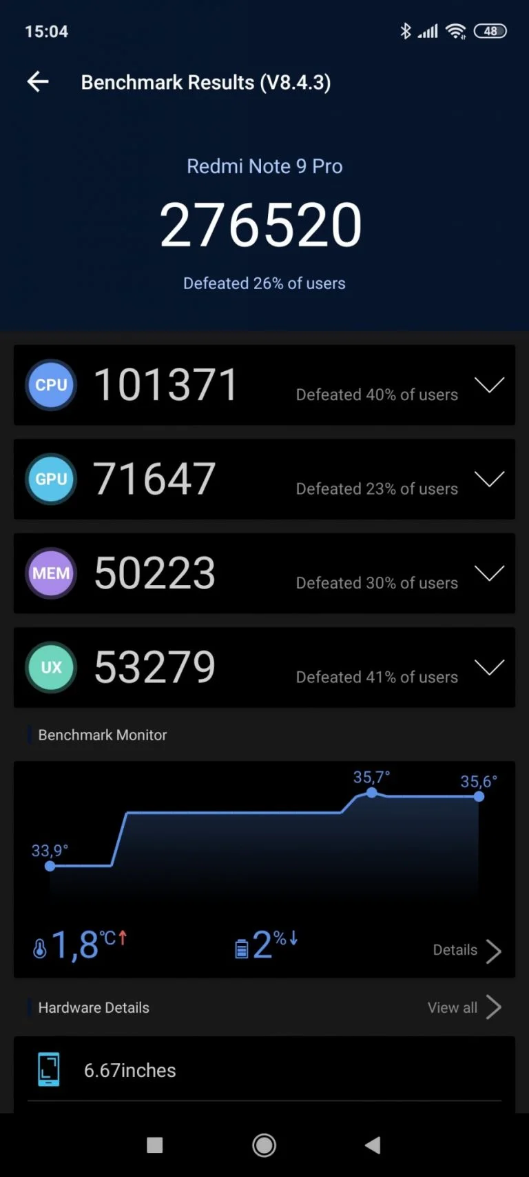 Redmi Note 9 Pro okostelefon teszt 18