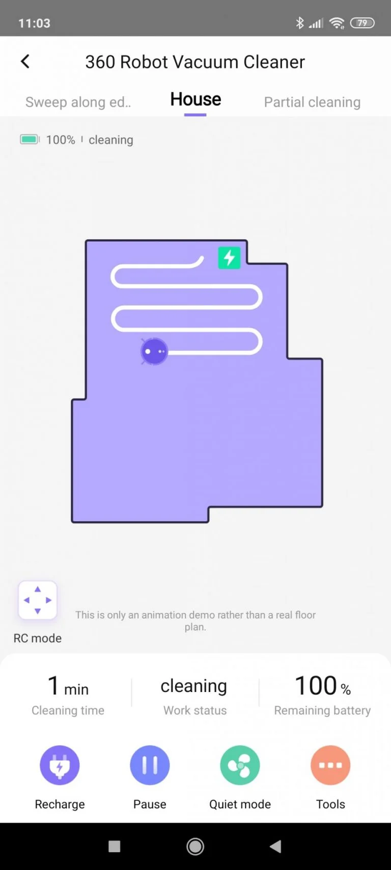 360 C50 robotporszívó teszt 21