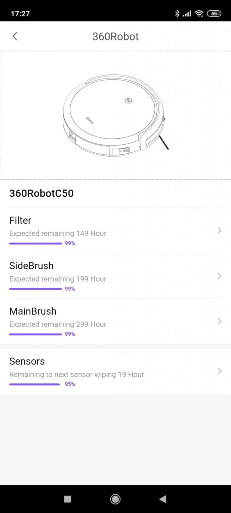 360 C50 robotporszívó teszt 27