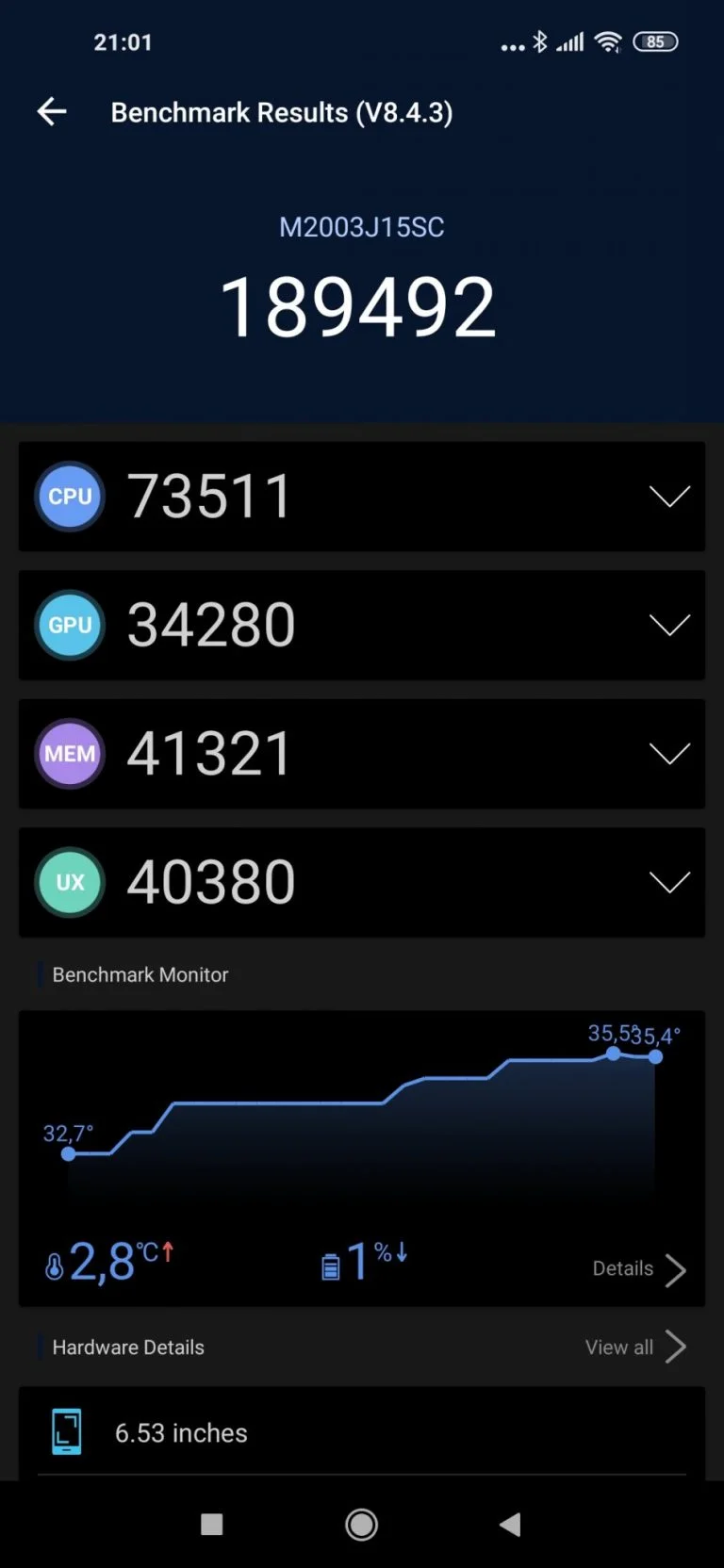 Redmi Note 9 okostelefon teszt 21
