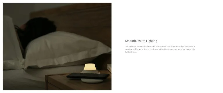 Olcsó Yeelight éjjeli lámpa, vezeték nélküli töltővel 5