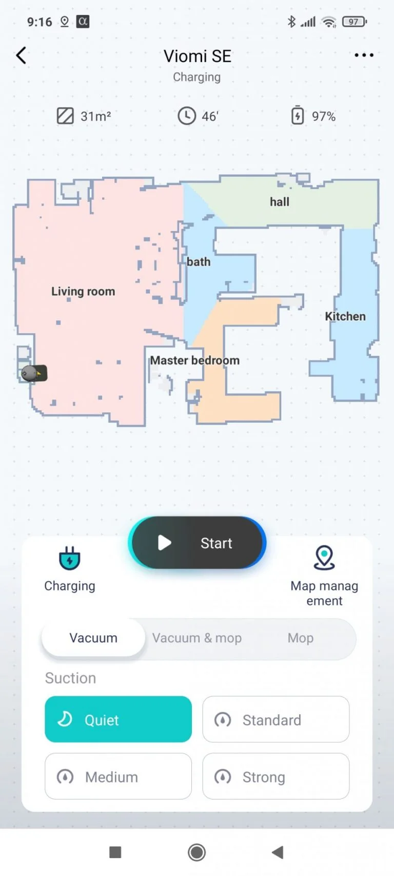 Xiaomi Viomi SE robotporszívó teszt 22