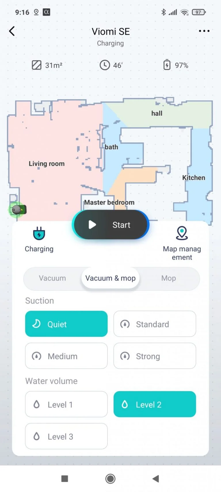 Xiaomi Viomi SE robotporszívó teszt 23