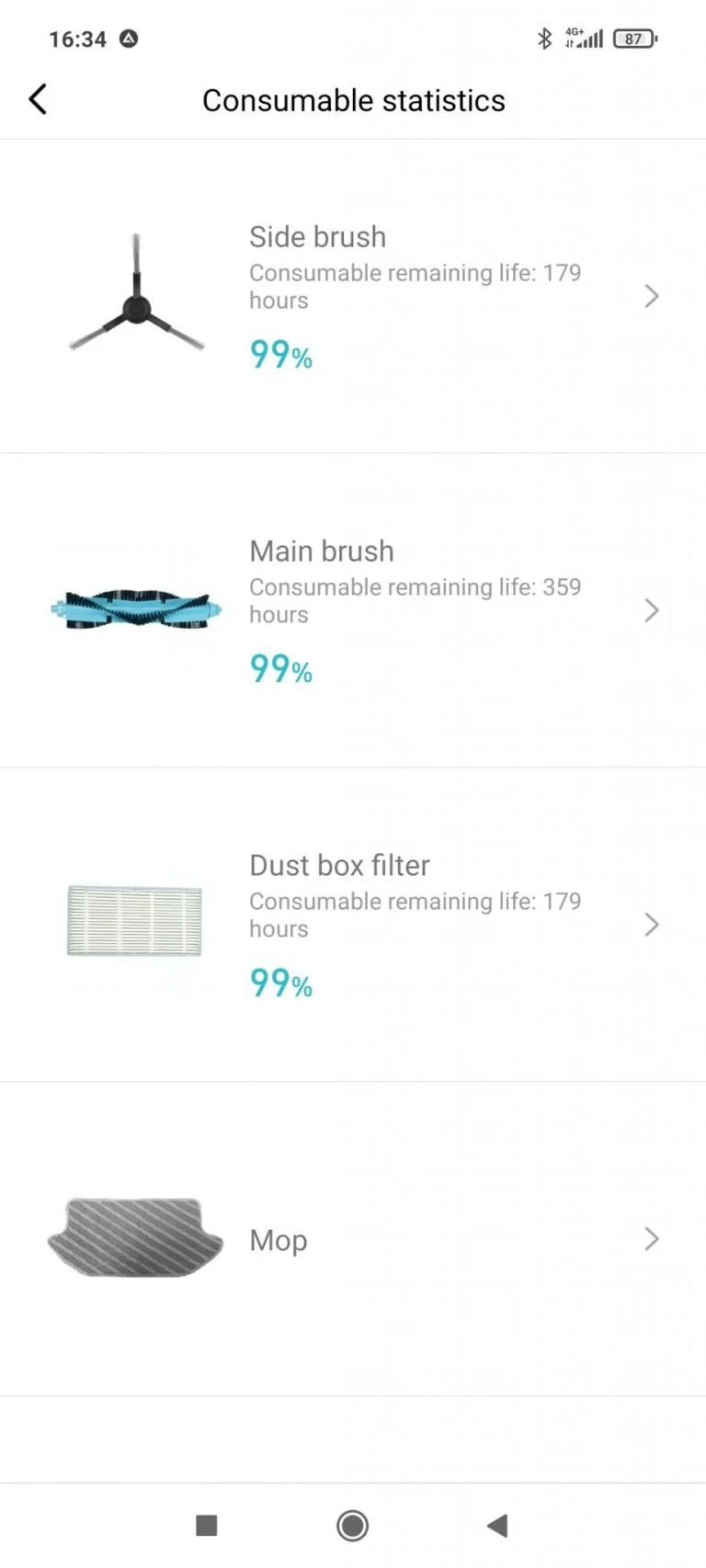 Xiaomi Viomi SE robotporszívó teszt 31