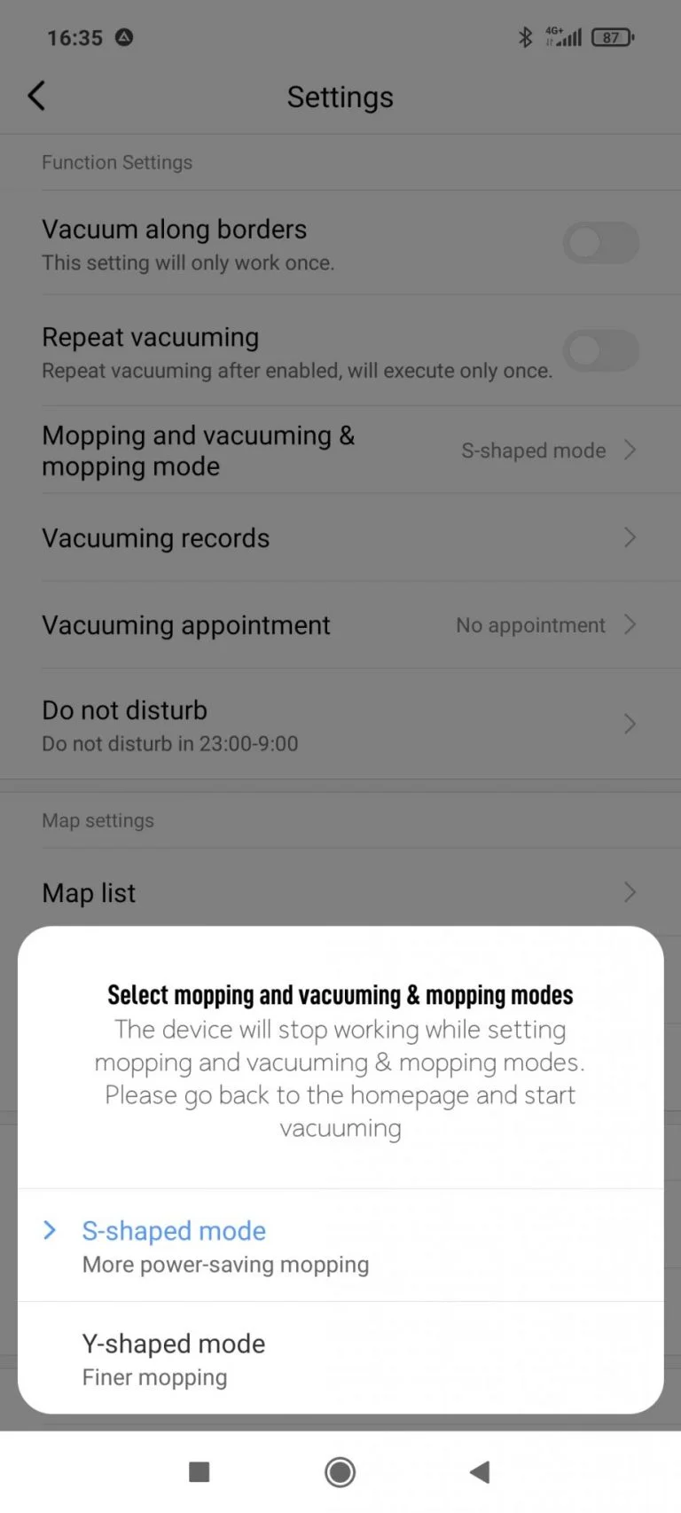 Xiaomi Viomi SE robotporszívó teszt 33