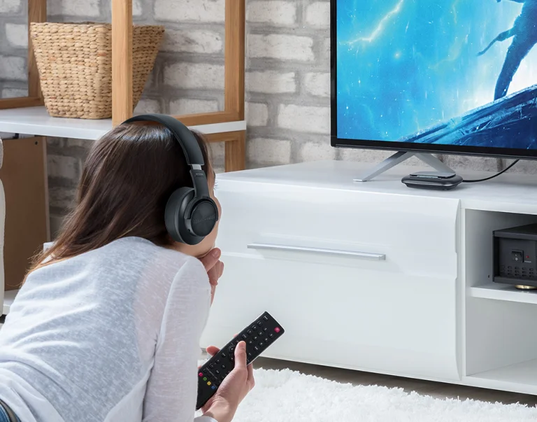 Akkumulátoros, OLED kijelzős audio transzmitter EU raktárból 5