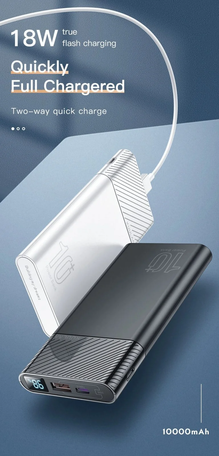 10 000 mAh-s powerbank 3000 forint alatt 2
