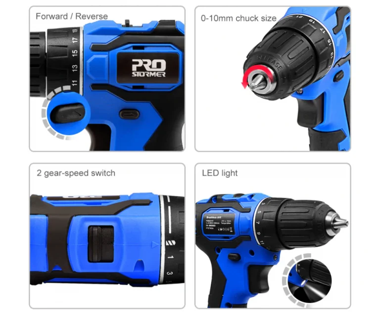 Prostormer 21 V-os akkus fúró-csavarozó 12 500 Ft-ért 3