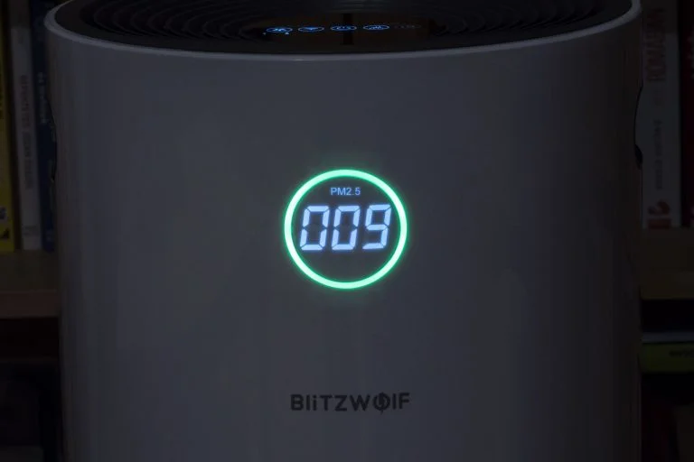 BlitzWolf BW-AP2 légtisztító teszt 14
